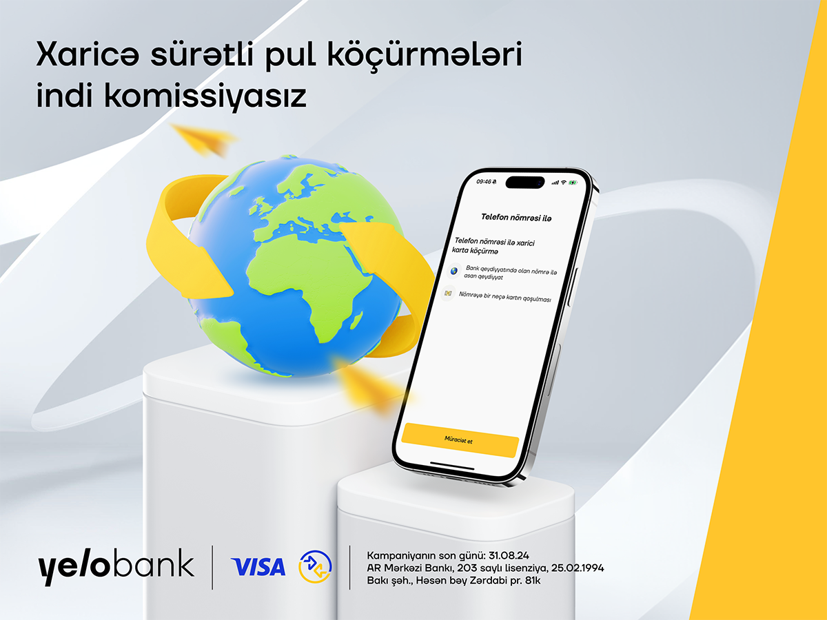 Commission-free international money transfers with Yelo App