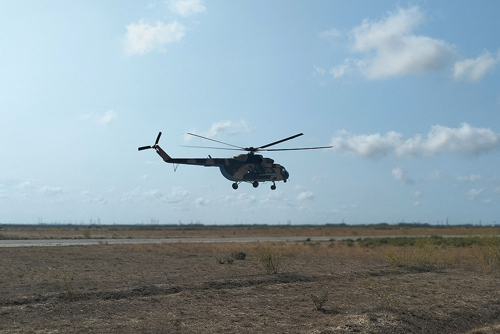 Helicopter units of Azerbaijan Air Force hold training flights (VIDEO)