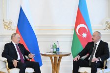 Prezident İlham Əliyev və Rusiya Prezidenti Vladimir Putin arasında məhdud tərkibdə görüş keçirilib (FOTO/VİDEO) (YENİLƏNİB)