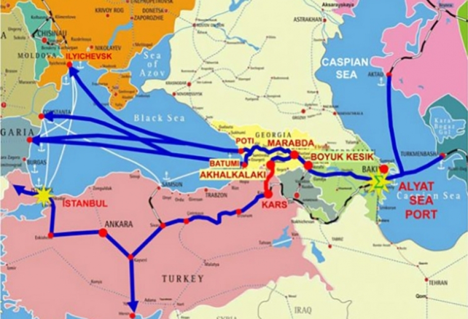 Qazaxıstanda Orta Dəhliz üzrə yükdaşımaların həcmi artır