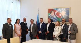 Finnish delegation paying visit to Azerbaijan (PHOTO)