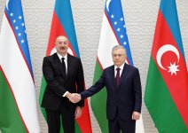 Tashkent hosts official welcome ceremony for President Ilham Aliyev (PHOTO/VIDEO)