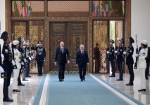 Tashkent hosts official welcome ceremony for President Ilham Aliyev (PHOTO/VIDEO)