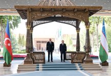 Tashkent hosts official welcome ceremony for President Ilham Aliyev (PHOTO/VIDEO)