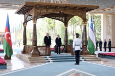 Tashkent hosts official welcome ceremony for President Ilham Aliyev (PHOTO/VIDEO)