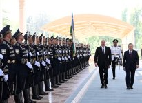 Tashkent hosts official welcome ceremony for President Ilham Aliyev (PHOTO/VIDEO)