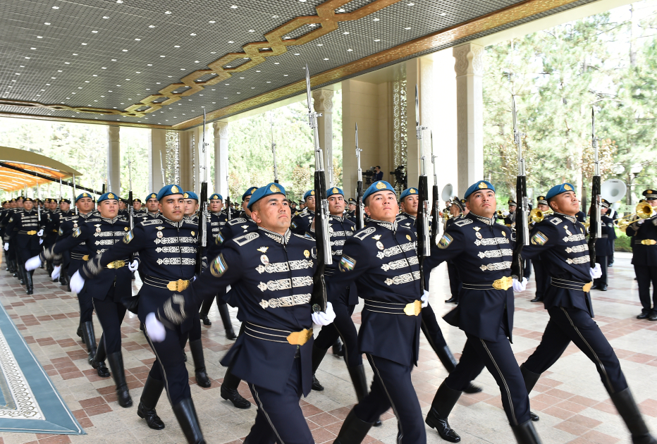 Daşkənddə Prezident İlham Əliyevin rəsmi qarşılanma mərasimi keçirilib (YENİLƏNİB) (FOTO/VİDEO)