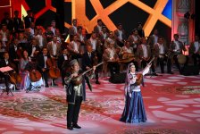 President Ilham Aliyev, First Lady Mehriban Aliyeva attend gala concert of masters of arts of Azerbaijan and Uzbekistan in Tashkent (PHOTO/VIDEO)