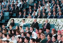 President Ilham Aliyev, First Lady Mehriban Aliyeva attend gala concert of masters of arts of Azerbaijan and Uzbekistan in Tashkent (PHOTO/VIDEO)