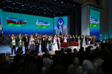 President Ilham Aliyev, First Lady Mehriban Aliyeva attend gala concert of masters of arts of Azerbaijan and Uzbekistan in Tashkent (PHOTO/VIDEO)