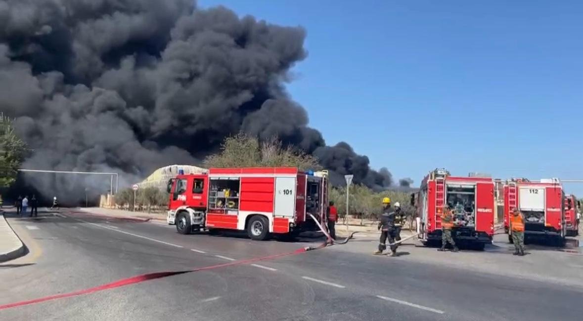 Bakıda SOCAR-ın müəssisəsindəki yanğın söndürüldü (FOTO/VİDEO) (ƏLAVƏ OLUNUB)