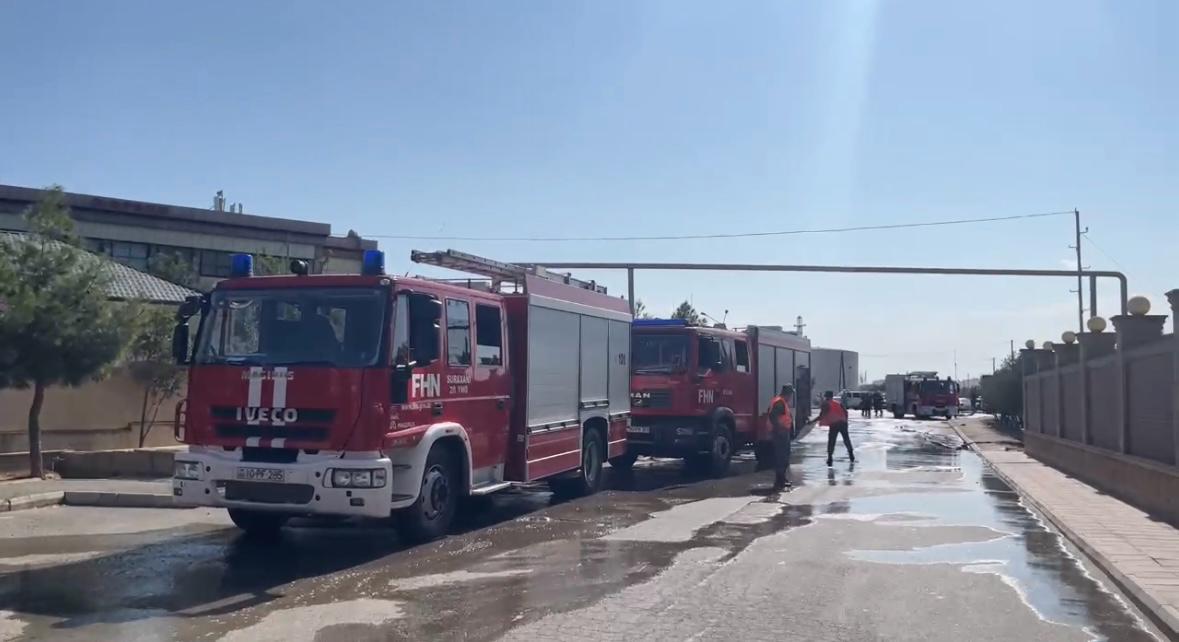 Bakıda SOCAR-ın müəssisəsindəki yanğın söndürüldü (FOTO/VİDEO) (ƏLAVƏ OLUNUB)