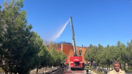 Bakıda SOCAR-ın müəssisəsindəki yanğın söndürüldü (FOTO/VİDEO) (ƏLAVƏ OLUNUB)