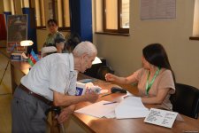 Azerbaijan's parliamentary election sees high voter turnout from very beginning (PHOTO)