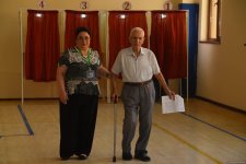 Azerbaijan's parliamentary election sees high voter turnout from very beginning (PHOTO)