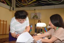 Azerbaijan's parliamentary election sees high voter turnout from very beginning (PHOTO)