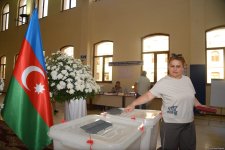 Azerbaijan's parliamentary election sees high voter turnout from very beginning (PHOTO)