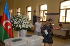 Azerbaijan's parliamentary election sees high voter turnout from very beginning (PHOTO)