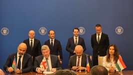 Azerbaijan, Georgia, Romania, and Hungary launch Green Energy Corridor JV (PHOTO)