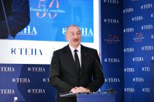 President Ilham Aliyev addresses session on "Azerbaijan's role in the new geopolitical environment" at International Cernobbio Forum (PHOTO/VIDEO)