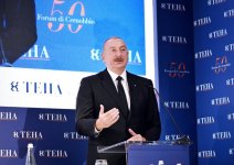 President Ilham Aliyev addresses session on "Azerbaijan's role in the new geopolitical environment" at International Cernobbio Forum (PHOTO/VIDEO)