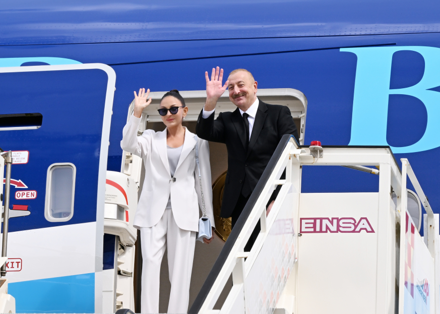 President Ilham Aliyev concludes his working visit to Italy (PHOTO)