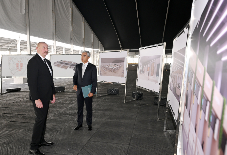 Prezident İlham Əliyev Bakı Olimpiya Stadionunun ərazisində COP29-a hazırlıqla bağlı görülən işlərlə tanış olub (FOTO)