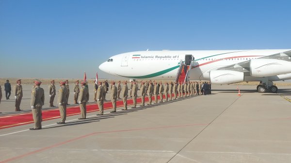 Iran's president visits Iraqi Kurdistan for first time