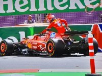 Major crash shakes up practice sessions at Formula 1 Azerbaijan Grand Prix (PHOTO)