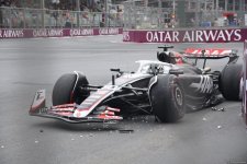 Formula 1 komandalarının üçüncü sərbəst yürüşləri zamanı qəza baş verdi (FOTO/VİDEO)