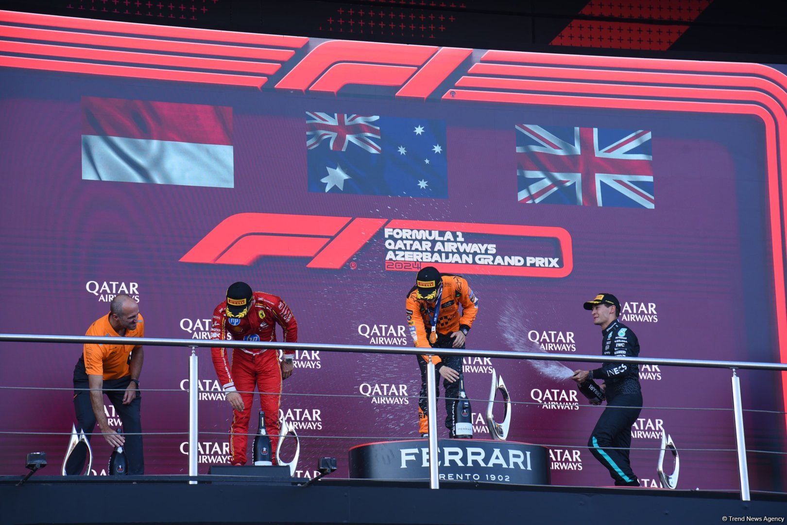 Bakıda "Formula 1" final yarışının qalibləri mükafatlandırılıb (FOTO/VİDEO)