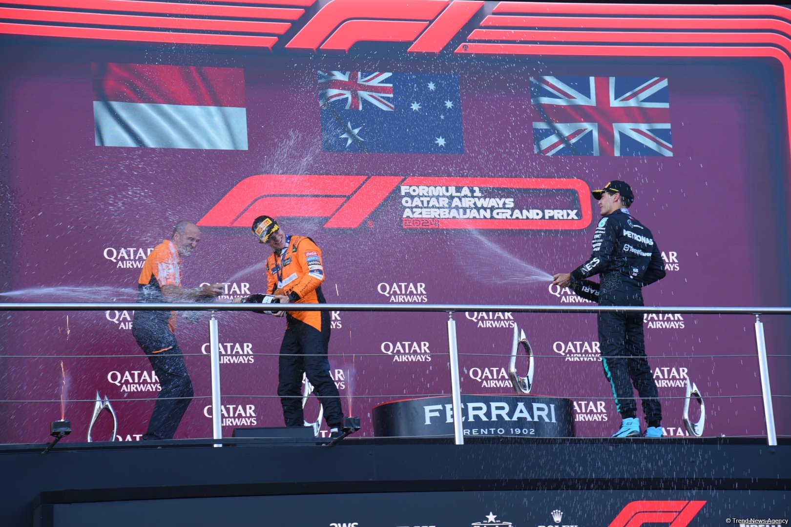 Bakıda "Formula 1" final yarışının qalibləri mükafatlandırılıb (FOTO/VİDEO)