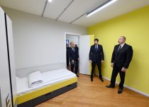 President Ilham Aliyev attends opening of Garabagh University's renovated student dormitory in Khankendi (PHOTO)