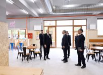 President Ilham Aliyev attends opening of Garabagh University's renovated student dormitory in Khankendi (PHOTO)