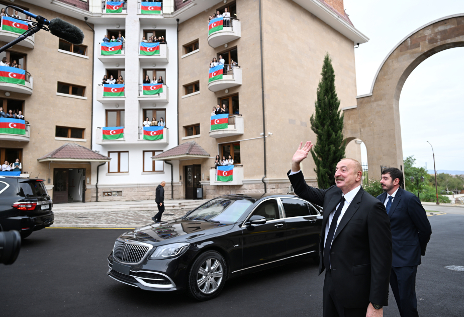 President Ilham Aliyev attends opening of Garabagh University's renovated student dormitory in Khankendi (PHOTO)