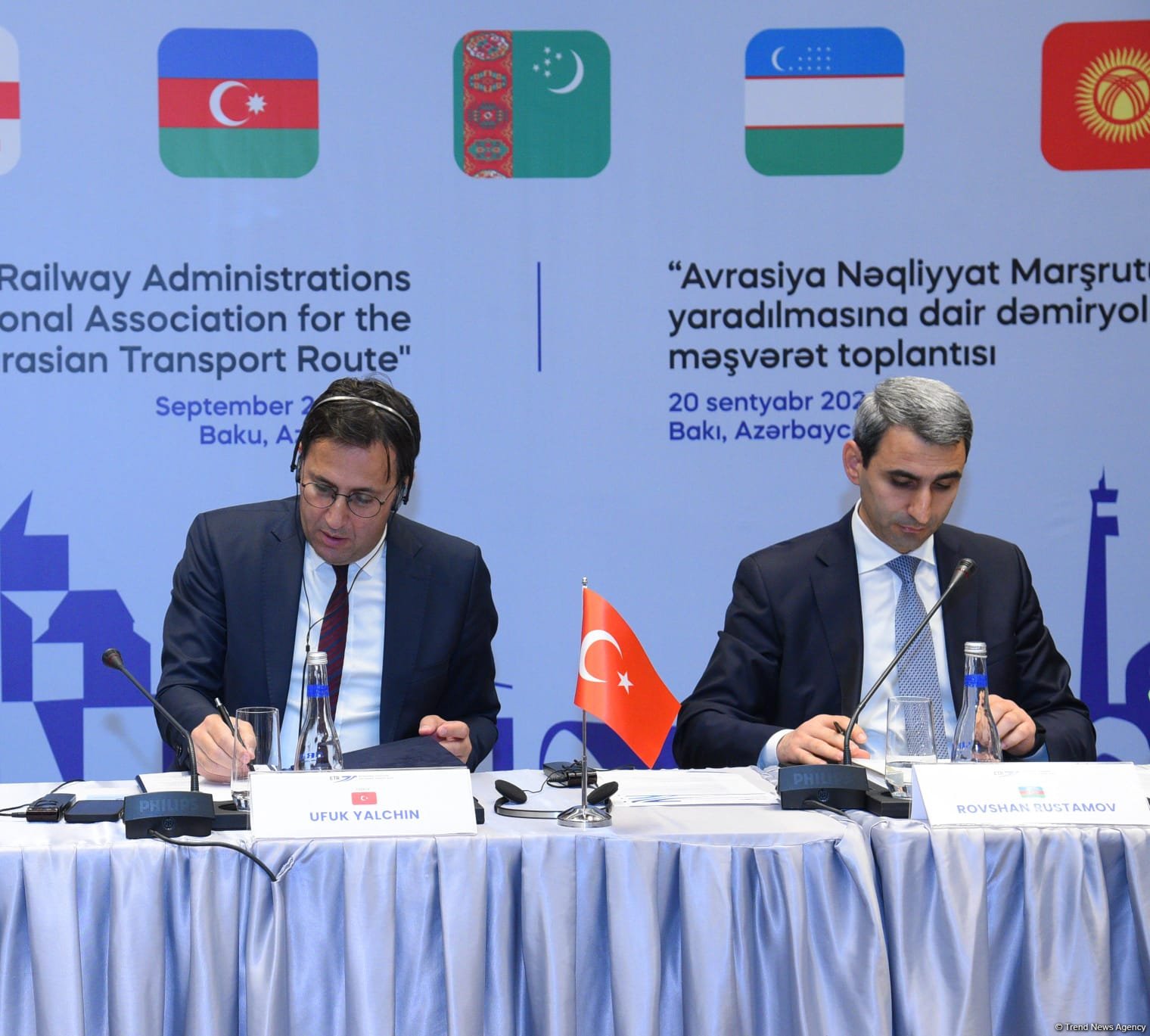 Consultative meeting inks protocol to set Eurasian Transport Route association (PHOTO)