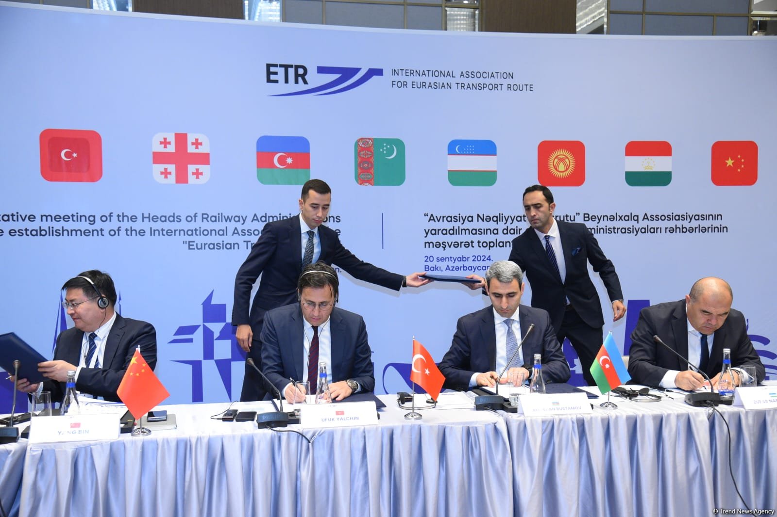 Consultative meeting inks protocol to set Eurasian Transport Route association (PHOTO)