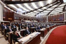 President Ilham Aliyev attends first session of Azerbaijani parliament of 7th convocation (PHOTO/VIDEO)