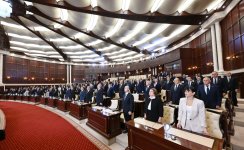 President Ilham Aliyev attends first session of Azerbaijani parliament of 7th convocation (PHOTO/VIDEO)