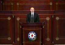 President Ilham Aliyev attends first session of Azerbaijani parliament of 7th convocation (PHOTO/VIDEO)