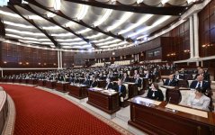 President Ilham Aliyev attends first session of Azerbaijani parliament of 7th convocation (PHOTO/VIDEO)