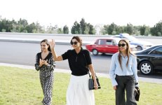 President of Heydar Aliyev Foundation Mehriban Aliyeva, family members participate in tree-planting event in Ganjlik Park (PHOTO)