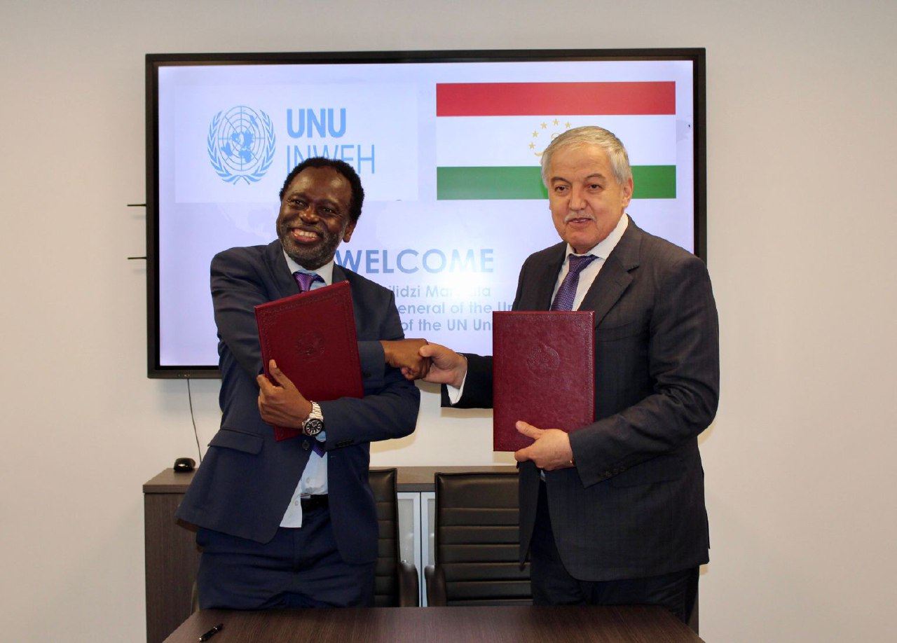 Tajikistan, UN University sign MoU to enhance academic, scientific collaboration