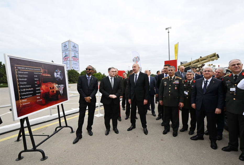 Президент Ильхам Алиев ознакомился с V выставкой «ADEX-2024» и выставкой Securex Caspian (ФОТО)