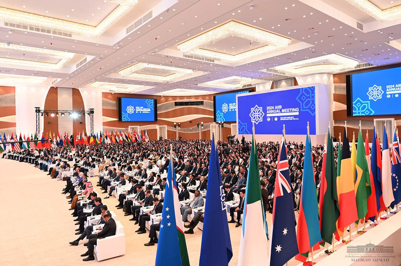 Uzbekistan's Samarkand holds opening ceremony for ninth annual AIIB governors’ meeting (PHOTO)