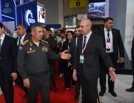 Azerbaijani defense minister reviews products of different countries at ADEX-2024 exhibition (PHOTO)