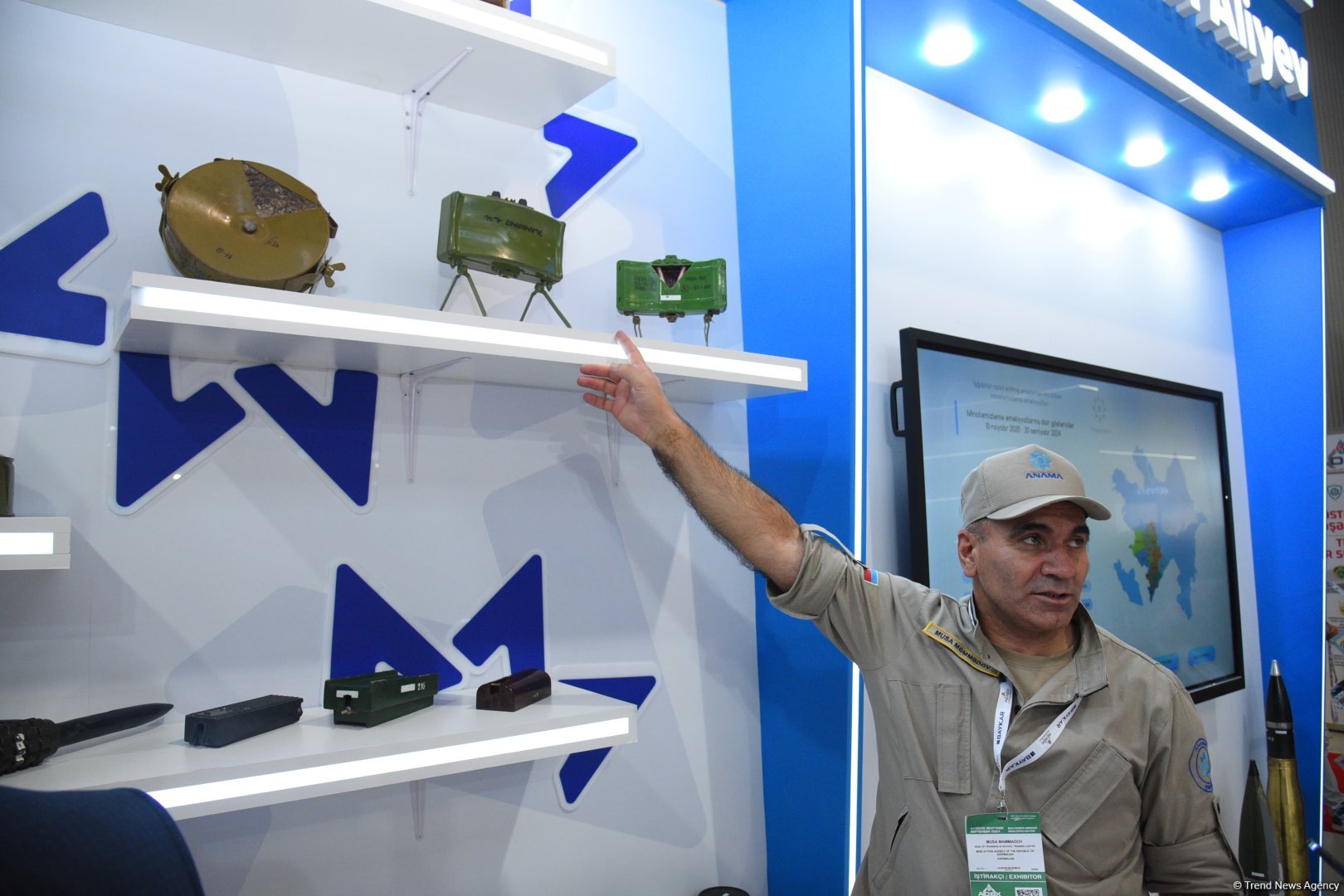 ADEX defense exhibition showcases mines discovered in Azerbaijan's Khankendi (PHOTO)