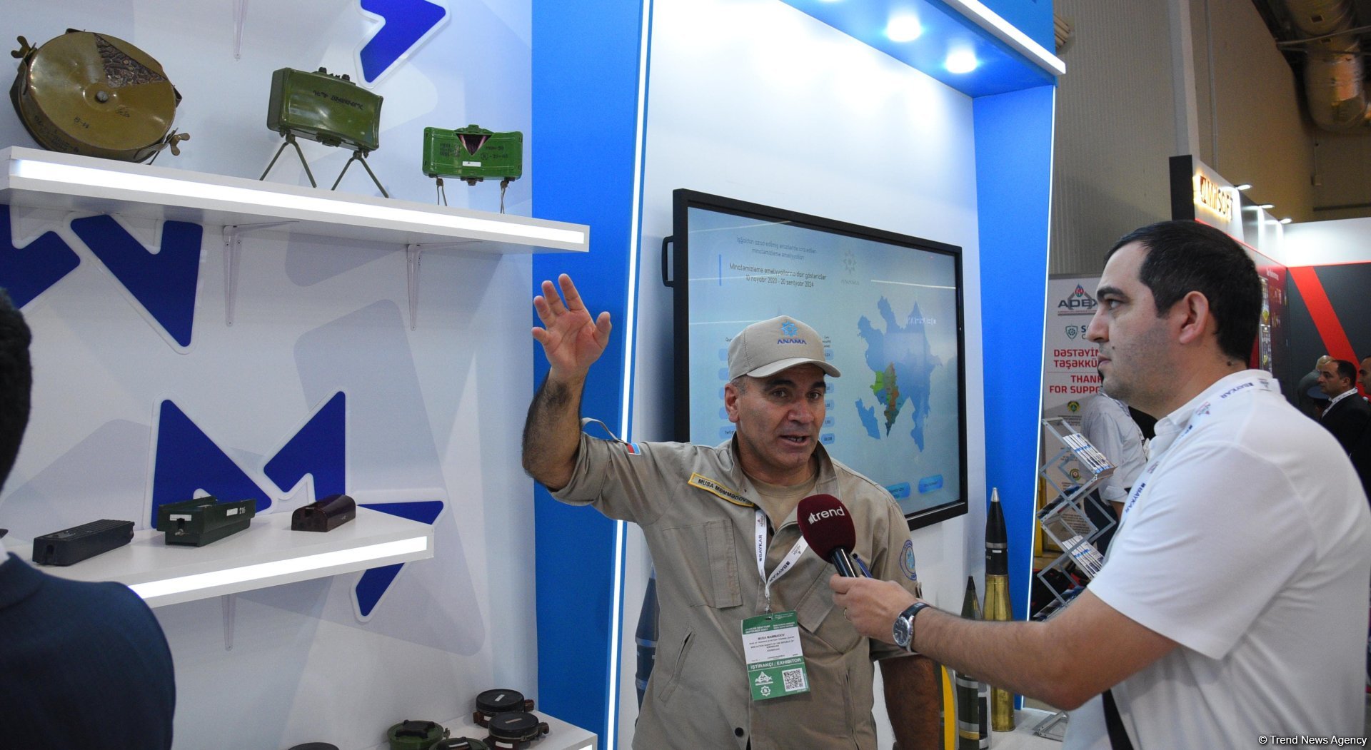 ADEX defense exhibition showcases mines discovered in Azerbaijan's Khankendi (PHOTO)