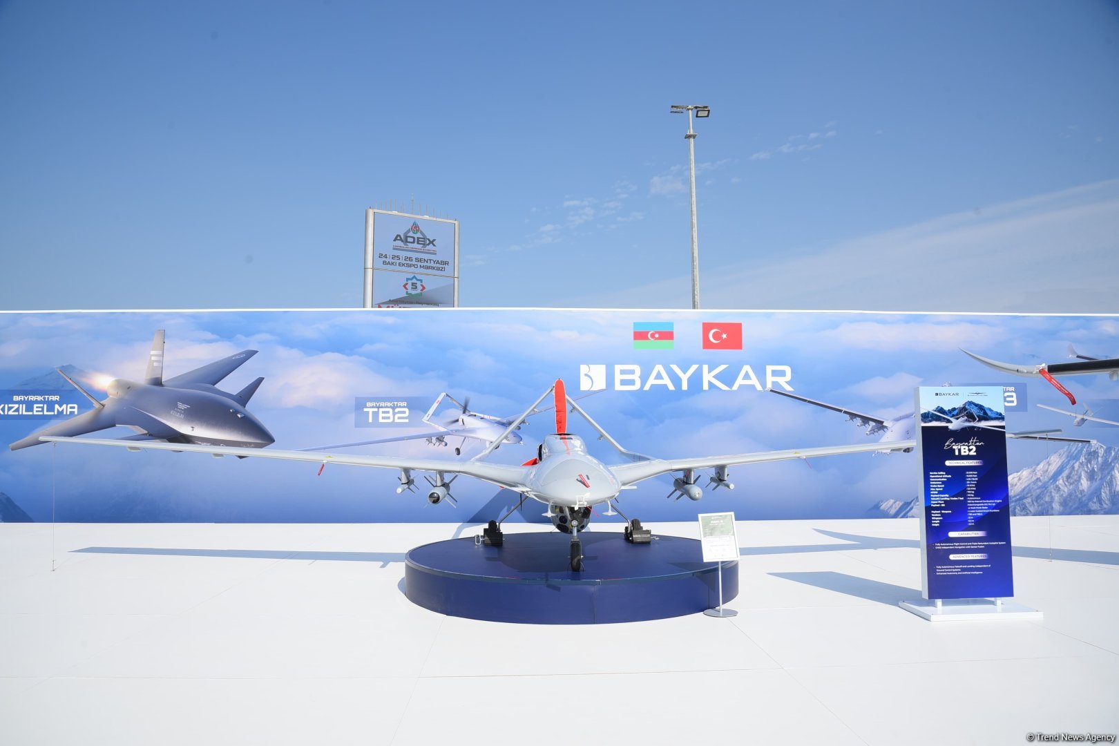 Bayraktar TB2 UAV making waves at Azerbaijan's ADEX expo  (PHOTO)