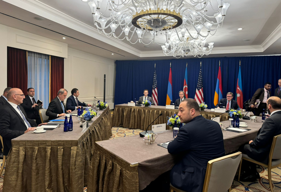 Meeting of Azerbaijani and Armenian FMs with participation of Blinken held in New York (PHOTO)